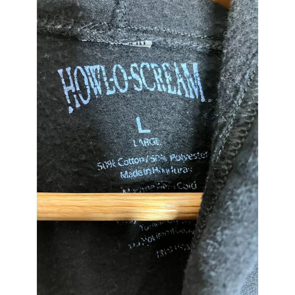 SeaWorld San Diego Howl-O-Scream 2021 Hoodie Black Large Men's READ